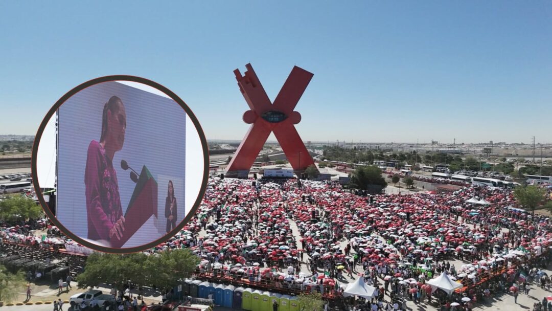 Municipio de Juárez gastó casi 3 millones de pesos en evento por informe de Sheinbaum en la X